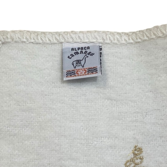 Alpaca Camargo Ivory Scarf - Picture 3 of 3